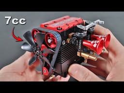 This Tiny Engine Screams to 16,000 RPM (assembly & test run)