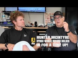 Hunter McIntyre Hyrox, World Record Holder, is in for a tune-up