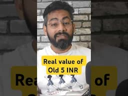 Real Value of old 5 INR Coin 🤪 #facts