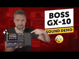 Boss GX-10 | 32 Amp Models & 170 Effects | Sound Demo