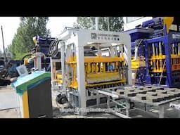 QT5-15 automatic concrete block machine for making concrete pavers