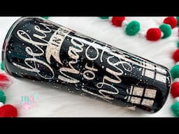 Beginner Friendly Christmas Peek A Boo Tumbler Tutorial