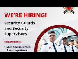 FREE VISA || transguard is hiring sira security guard and sira security supervisor in dubai uae 🇦🇪