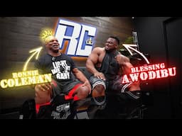 Ronnie Coleman Trains Blessing Awodibu for the Mr .Olympia | Chest & Triceps