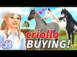 BUYING NEW *CRIOLLO HORSES* IN STAR STABLE!!