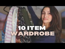 My minimal capsule wardrobe ✨ (TEN ITEM WARDROBE tour + try-on)