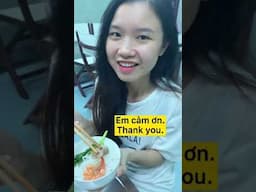 Eating with a Viet family #learnvietnamese #shorts