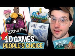 10 Board Games Being Played NOW - "People's Choice" Board Game Picks!