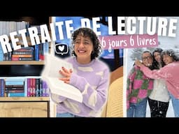 6 jours 6 livres en RETRAITE DE LECTURE 📖❄️ sous la neige 🥹