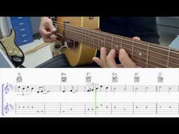 Coquette Easy Theme with Tab | Gypsy Jazz Guitar Free Tabs