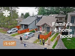 4 generations, 4 homes, 1 lot: Vancouver family builds own private neighborhood