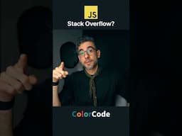 JavaScript Call Stack and Stack Overflow in 1 minute #shorts #js #coding #programming #tutorial