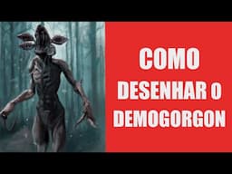 Como desenhar o DEMOGORGON REALISTA de STRANGER THINGS ( IPAD 2018 )