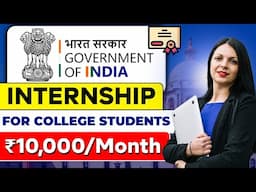 Government internships for College Students 🧑‍🎓 Learn & Earn ₹10k/Month | NCGG Internship