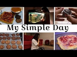 Day In My Life : Homemade Cokkies || Night Haircare || Simple Breakfast #dailyvlog #life #food