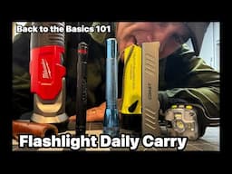 Daily pocket carry flashlight ￼