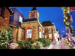 Discover Canada 🇨🇦 Night Walk in Quaint Village in Toronto area - Markham Unionville Ontario