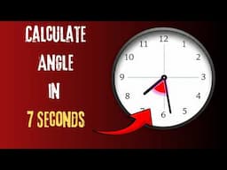 🕰️ Solve Clock Angles in Just 7 Seconds! 🔥 The Secret Trick No One Teaches!