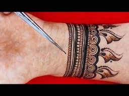 Easy Bridal Mehendi |Floral Dulhan Mehndi Design Simple |Full Hand Mehndi |Bridal Henna