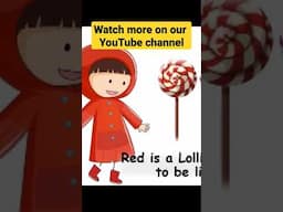 Red color kids song #shorts