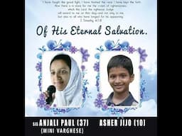 The First Church Service of NPA after the demise of Sis Anjali & Asher