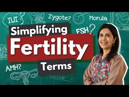 Simplifying Fertility Terms | Dr. Anjali Kumar | Maitri