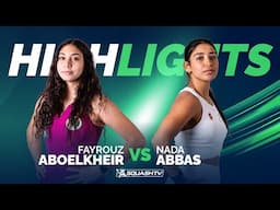 🇪🇬 Aboelkheir v Abbas 🇪🇬 | Carol Weymuller Open 2025 | FINAL HIGHLIGHTS