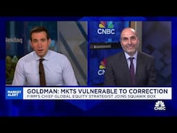 Markets are increasingly vulnerable to a correction, says Goldman Sachs' Peter Oppenheimer