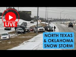 🔴 LIVE SNOW CHASE - Texas Winter Storm Coverage Part 2 - January 9, 2025 {J-S-A}