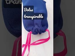 Bolsa transpirable. Yo la uso para los guantes de boxeo. Ideal para las cosas de gym o piscina ☺️