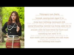 Kan Lai Tlang Ram Nuam // Hannah Van Hnem Par // Karaoke ( original) // Ram Hla 2024