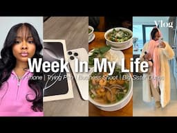 Vlog: Week In My Life 🎀| Business Shoot, Sister Time ,Trying Pho ,New IPhone 16 ,New Skincare +MORE🤍