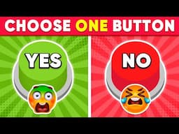 Choose One BUTTON...! 🤩😱 YES or NO Challenge 🟢🔴 Daily Quiz