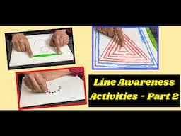 Line Awareness Activities for Children - Part 2 | Visual Perception