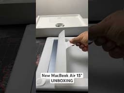 MacBook Air 15” unboxing. Well… kinda. #macbook #macbookair #unboxing #unboxingvideo