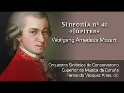 Mozart, sinfonía 41, «Júpiter», Orq. Conservatorio Superior da Coruña, Fernando V. Arias, dir.