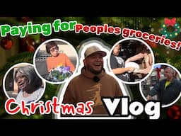 PAYING FOR PEOPLES GROCERIES!! (CRISTMAS VLOG) MUST SEE!