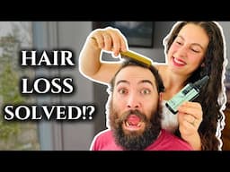 Homemade Hair Oil & Clay Wash Reversed my Husband's Hair Loss!