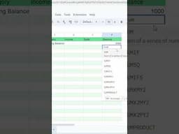 Simple Checking Ledger | Google Sheets Tutorial