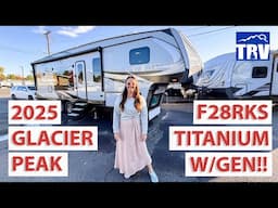 NEW! 2025 Glacier Peak F28RKS 5th Wheel W/Built In Generator!