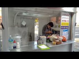 The mandu shop that hit the jackpot in a very small shop! Kimchi mandu [Korean street food]