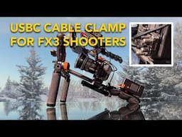 Why aren’t there more USBC Cable Clamp options for Sony FX3/FX30 Shooters?