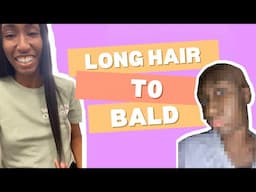 From Long Hair to No Hair | My Drastic Haircut