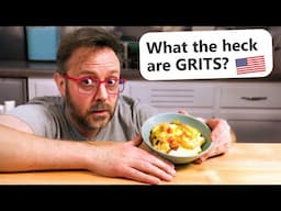 Tasting American Shrimp and Grits For the First Time | British Verdict