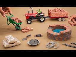 Diy tractor making mini well construction science project @TechCreatorsOfficial @sanocreator