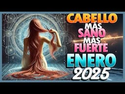 CABELLO mas LARGO y ABUNDANTE con Geometría Sagrada ENERO 2025 | Crecimiento del Cabello