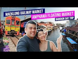 Amphawa Floating Market & Maeklong Railway Market Day Tour | Bangkok, Thailand