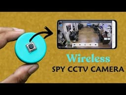 How To Make Wireless Spy Cctv Camera - With Old Mobile Camera