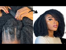 New In💥 This natural hair technique is superb! Fast and easy. How to make your own clip in hair.