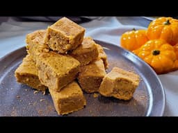 How To Make Keto Pumpkin Spice Blondies | Low Carb Blondies Recipe | Gluten Free